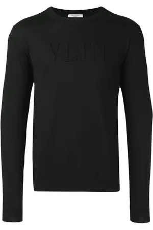 VALENTINO GARAVANI Logo-embossed wool jumper