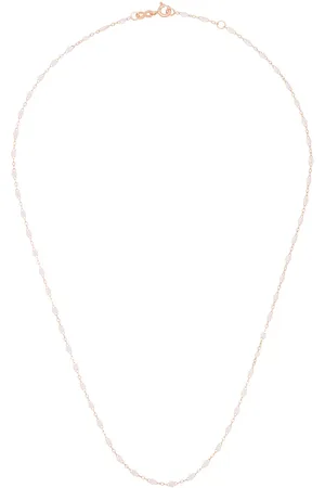 GIGI CLOZEAU 18kt beaded chain necklace