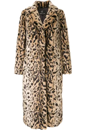 Unreal Fur Leopard-print coat