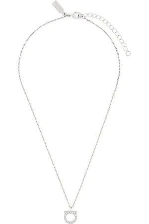 Salvatore Ferragamo Gancio crystal-embellished necklace