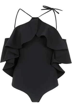 AMIR SLAMA Ruffled swimsuit
