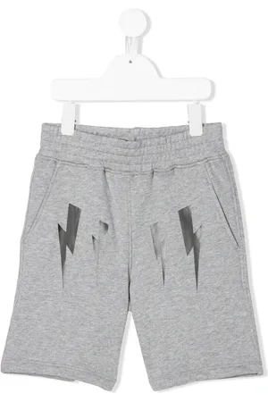 Neil Barrett Bolt print jogging shorts