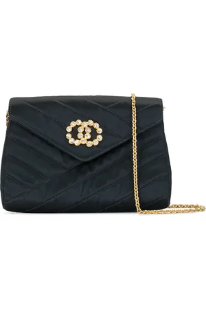 CHANEL 1992 CC rhinestone-embellished shoulder bag