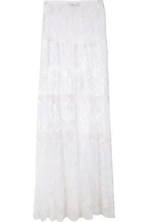 AMIR SLAMA Lace maxi skirt