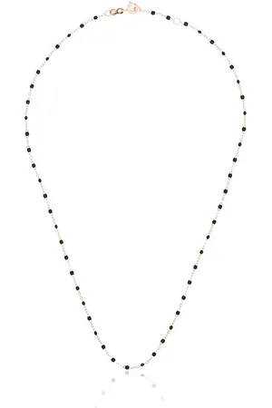 GIGI CLOZEAU 18kt rose gold beaded necklace