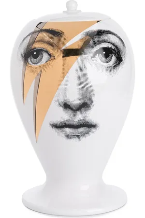 FORNASETTI Face printed jar