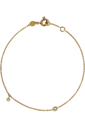 We by White Bird 18kt yellow gold diamond chain bracelet