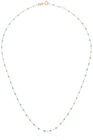 GIGI CLOZEAU 18kt rose gold beaded necklace