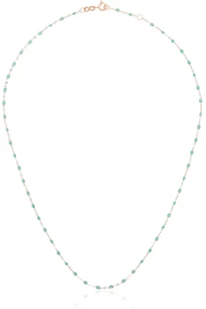 GIGI CLOZEAU 18kt rose gold beaded necklace