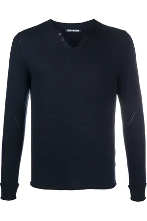 Zadig & Voltaire Monastir Henley-neck sweater