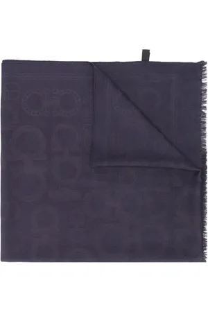 Salvatore Ferragamo Gancini jacquard scarf