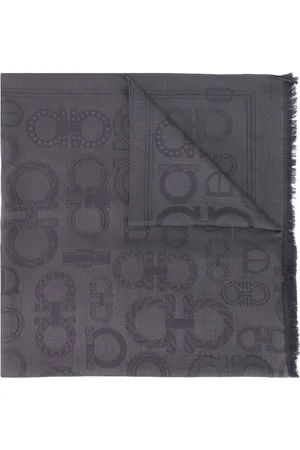 Salvatore Ferragamo Gancini jacquard scarf
