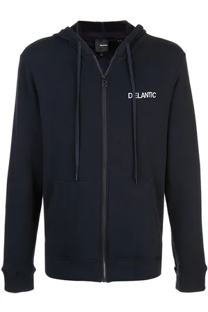 Delantic East Atlanta velour-lined zip hoodie