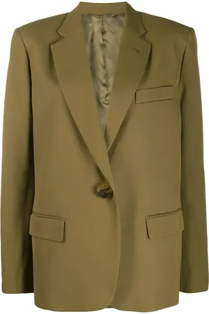 The Attico Plain single breasted blazer