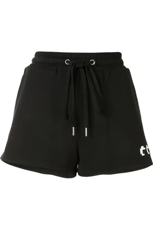 MOSTLY HEARD RARELY SEEN Logo drawstring track shorts