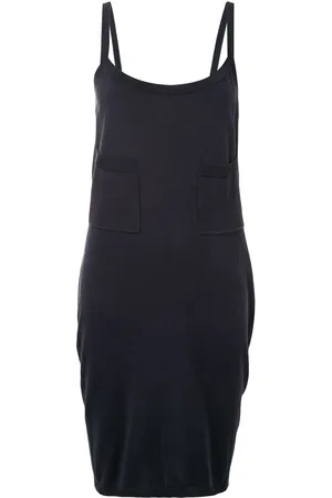 CHANEL 1990s open back knee-length dress