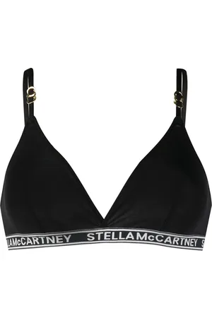 Stella McCartney Jacquard logo triangle bra