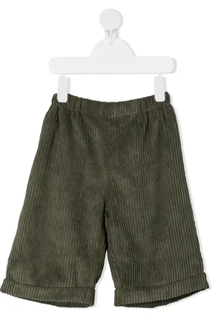 LA STUPENDERIA Corduroy slip-on shorts