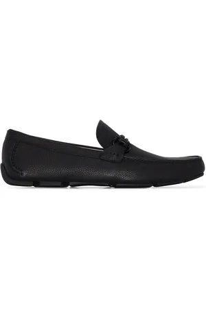 Salvatore Ferragamo Front 4 leather loafers