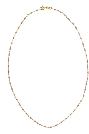 GIGI CLOZEAU 18kt yellow Classic Gigi rose beaded necklace