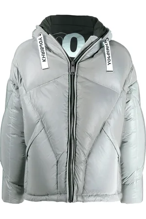 Khrisjoy Drawstring hooded down jacket