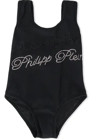 Philipp Plein Embellished signature swimsuit