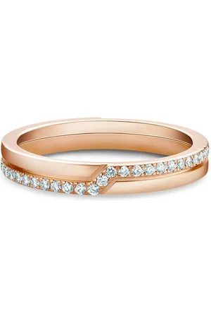 De Beers 18kt rose gold The Promise diamond ring