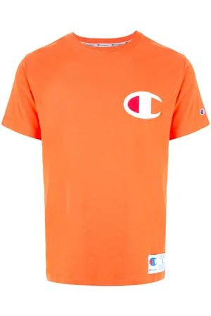 Orange champion shop t shirt