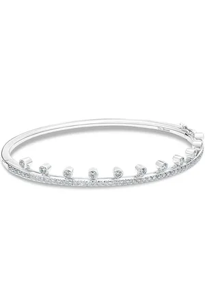 De Beers 18kt white gold diamond Dewdrop bracelet