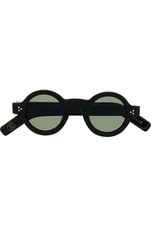 LESCA Round tinted sunglasses