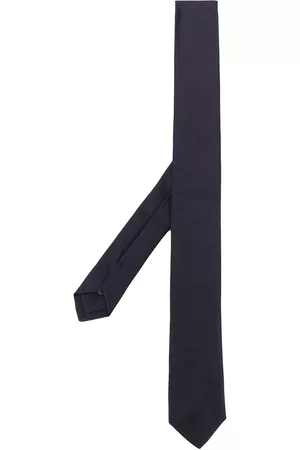 Jil Sander Men Bow Ties - Horizontal-stripe pattern silk tie