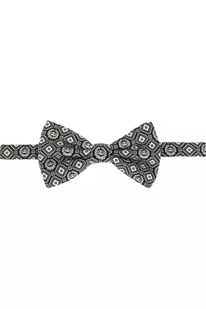 Dolce & Gabbana Geometric print silk bow tie