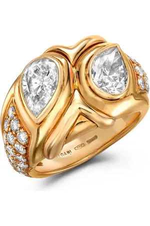 Bvlgari 1980s 18kt yellow Present Day Bvlgari diamond ring