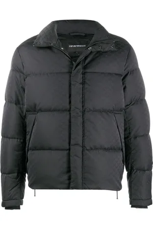 Emporio Armani Jacquard quilted puffer jacket