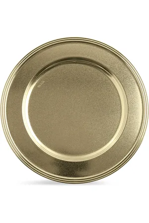Sambonet Avenue stripe-edge plate (31cm)