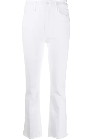 Mother The Hustler frayed jeans