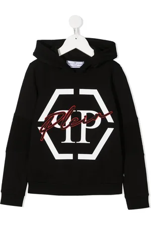 Philipp Plein Hexagon logo-print hoodie