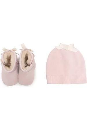 UGG Beanies - Lace-detail pre-walker and beanie set