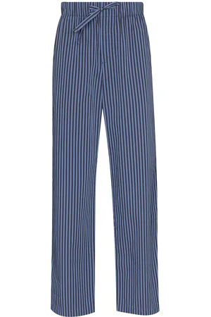 Tekla Verneuil stripe-pattern pajama bottoms
