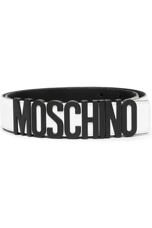 Moschino Logo plaque belt