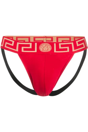 VERSACE Greca Border jockstrap