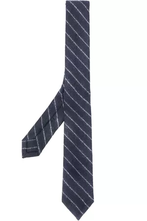 Thom Browne Tonal ground chalk stripe tie