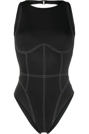 Noire Swimwear Open-back one-piece swimsuit