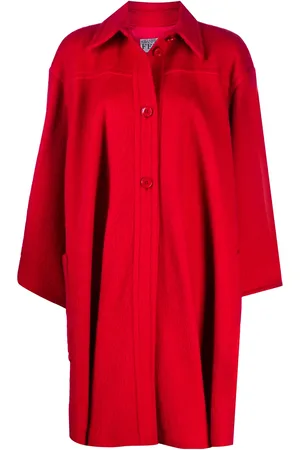 Gianfranco Ferré 1980s wool cape coat