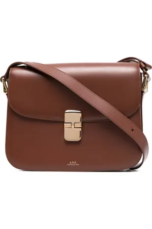 A.P.C. Logo-stamp shoulder bag