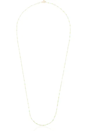GIGI CLOZEAU 18kt yellow beaded necklace