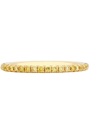 De Beers 18kt gold diamond Aura Eternity band ring