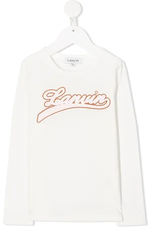 Lanvin Rubber logo print long-sleeved T-shirt