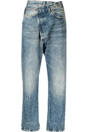 R13 Crossover high-rise jeans