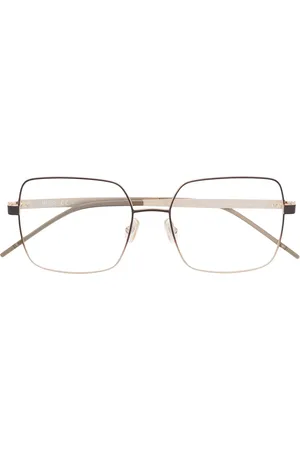 HUGO BOSS Oversized square-frame glasses